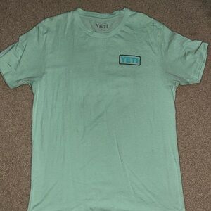 YETI Light Green Short Sleeve Tee